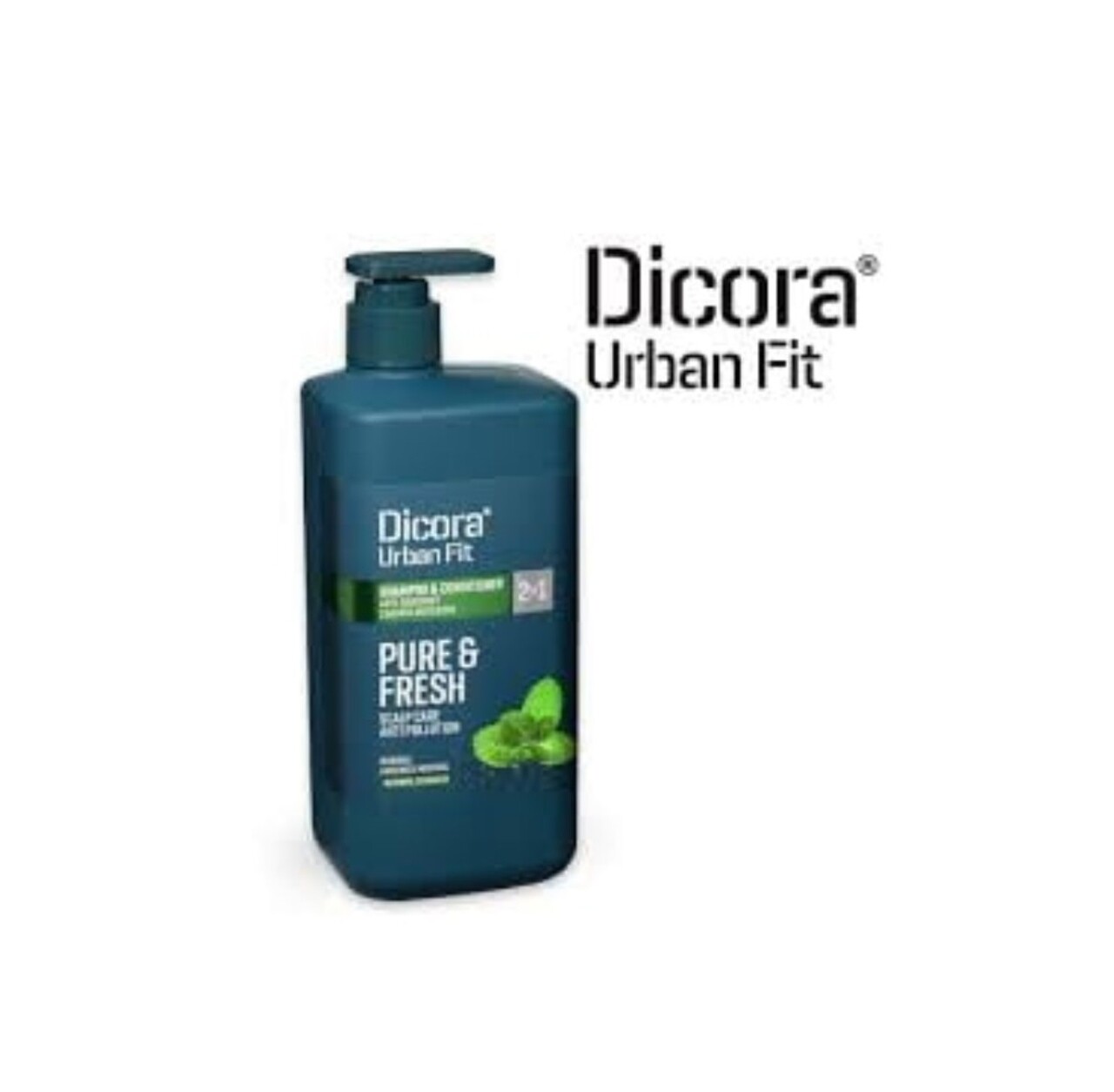 Sampon pentru par antimatreata Pure&amp;Fresh 2 in 1, Moringa, Ginseng si Mentol 800ml, Dicora Urban Fit - imagine 3